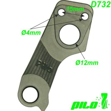 Ausfallende Schaltauge CNC Pilo D732 Giant