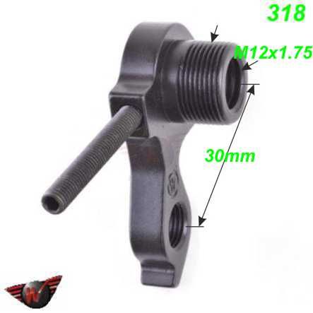 Ausfallende Schaltauge CNC Weehls 318 Trek