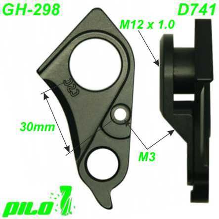 Ausfallende Schaltauge GH-298 CNC Pilo D741 Specialized