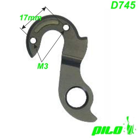 Ausfallende Schaltauge CNC Pilo D745 BMC