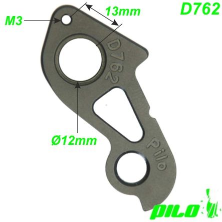 Ausfallende Schaltauge CNC Pilo D762 BMC