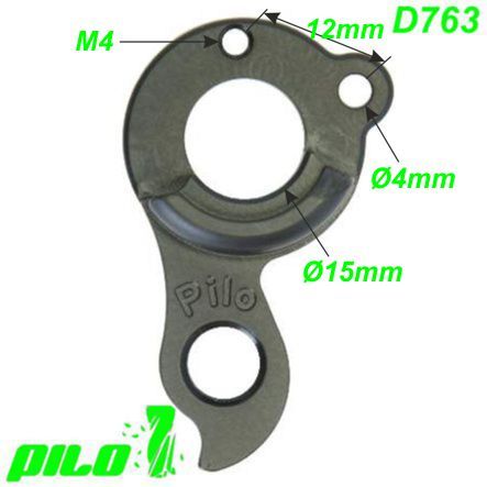 Ausfallende Schaltauge CNC Pilo D763 Fuji Marin