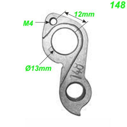 Ausfallende Schaltauge CNC Meta Focus