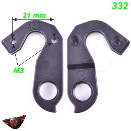 Ausfallende Schaltauge CNC Wheels 332 BMC