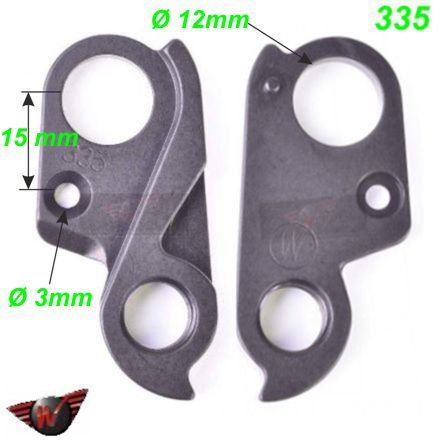 Ausfallende Schaltauge CNC Wheels 335 BMC