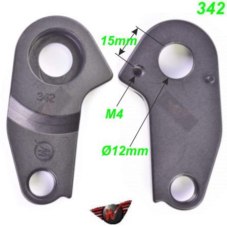 Ausfallende Schaltauge CNC Wheels 342 Marin