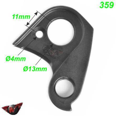 Ausfallende Schaltauge CNC Wheels 359 Norco