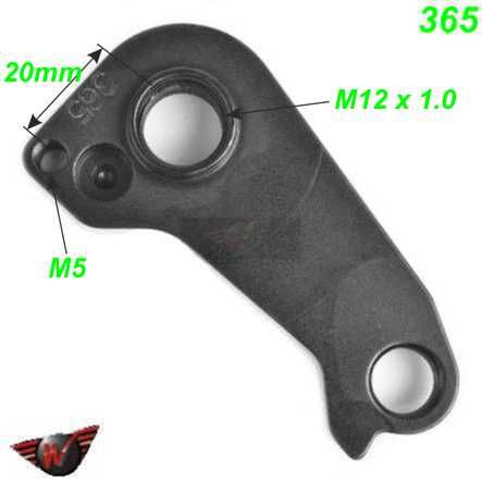 Ausfallende Schaltauge CNC Wheels 365 Scott