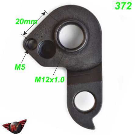 Ausfallende Schaltauge CNC Wheels 372 Scott