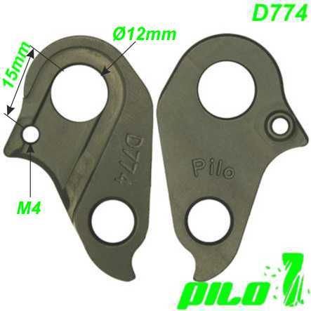 Ausfallende Schaltauge CNC Pilo D774 Marin