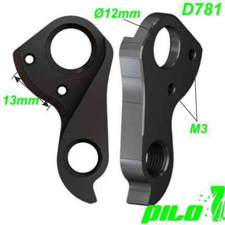 Ausfallende Schaltauge CNC Pilo D781 Trek