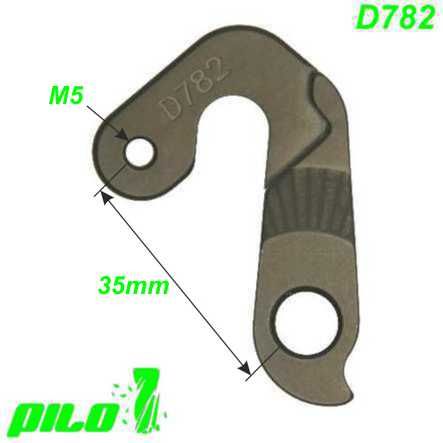 Ausfallende Schaltauge CNC Pilo D782 Scott