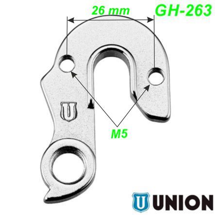 Ausfallende Schaltauge GH-263 Union Bulls