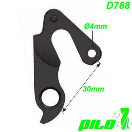 Ausfallende Schaltauge CNC Pilo D788 BMC