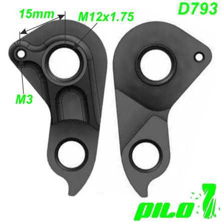 Ausfallende Schaltauge CNC Pilo D793 Cannondale