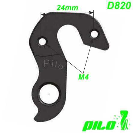 Ausfallenden Schaltaugen GH-275 CNC Pilo D820 Scott