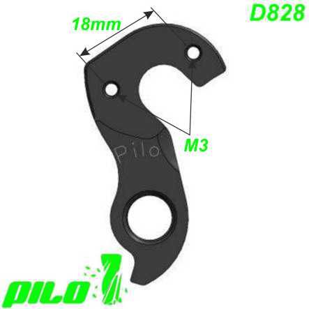 Ausfallende Schaltauge Pilo D828 Stevens