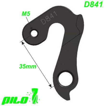 Ausfallenden Schaltaugen GH-278 CNC Pilo D841 Bergamont Scott