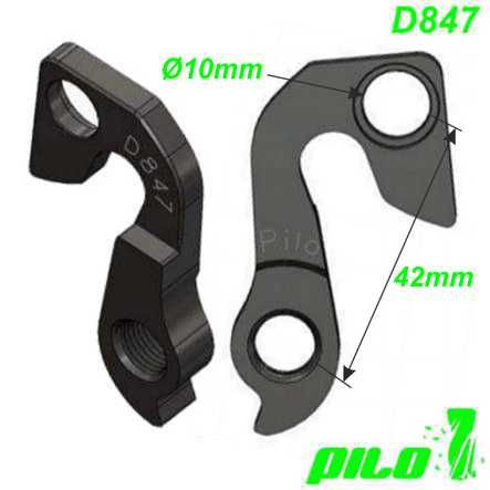 Ausfallende Schaltauge CNC Pilo D847 GT Bicycles