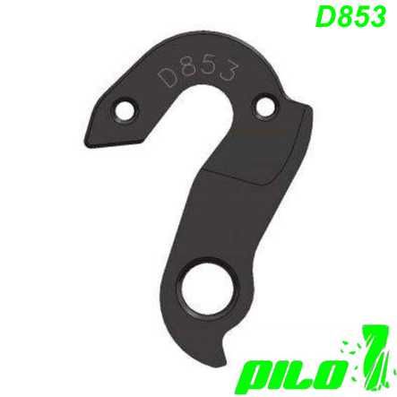 Ausfallende Schaltauge CNC Pilo D853 schwarz Raymon Husqvarna