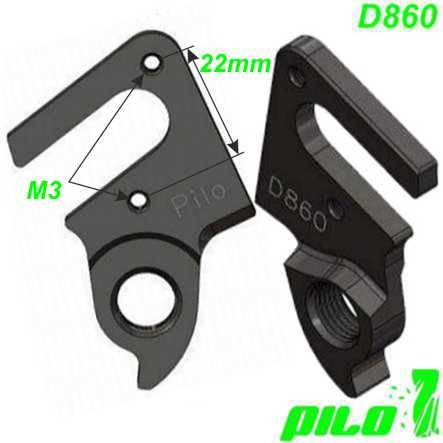 Ausfallende Schaltauge CNC Pilo D860 Cube