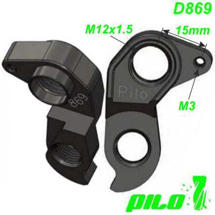 Ausfallenden Schaltaugen CNC Pilo D869 Merida