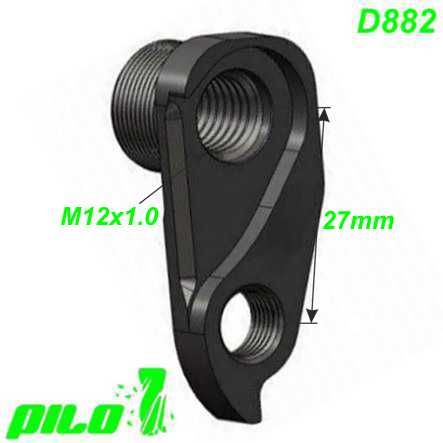 Ausfallende Schaltauge CNC Pilo D882 Norco