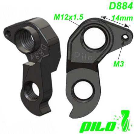 Ausfallenden Schaltaugen CNC Pilo D884 Merida