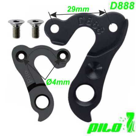 Ausfallende Schaltauge CNC Pilo D888 Simplon