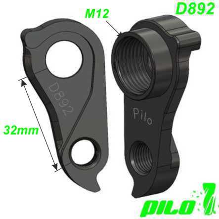 Ausfallende Schaltauge CNC Pilo D892 Ghost Haibike