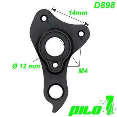 Hinteres Ausfallende Pilo D898 Kona Scott Stevens