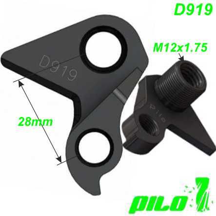 Ausfallende Schaltauge CNC Pilo D919 Trek