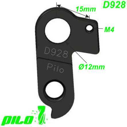 Ausfallende Schaltauge CNC Pilo D928 Simplon