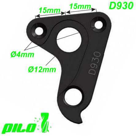 Ausfallende Schaltauge CNC Pilo D930 Simplon