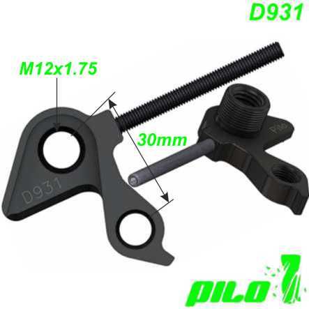 Ausfallende Schaltauge CNC Pilo D931 Trek