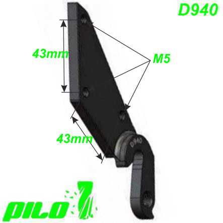Ausfallende Schaltauge CNC Pilo D940 Marin