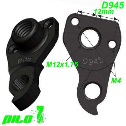 Ausfallende Schaltauge CNC Pilo D945 Bianchi Kellys