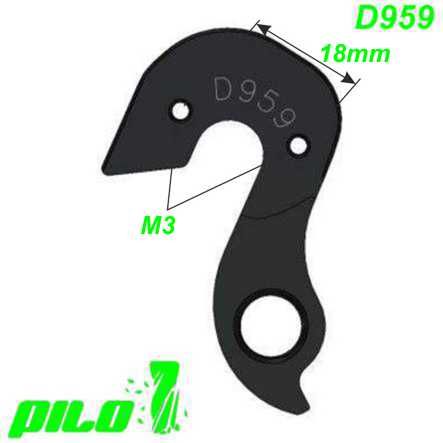 Ausfallende Schaltauge Pilo D959 Stevens