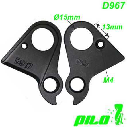 Ausfallende Schaltauge CNC Pilo D967 BMC