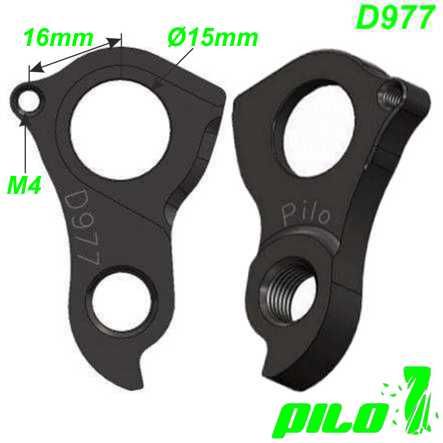 Ausfallende Schaltauge CNC Pilo D977 Felt