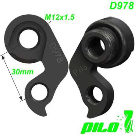 Ausfallende Schaltauge CNC Pilo D978 Bulls