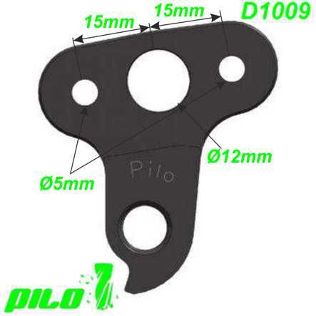 Ausfallenden Schaltaugen CNC Pilo D1009 Scott