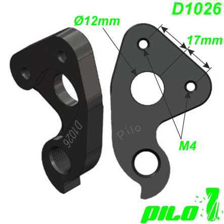 Ausfallende Schaltauge CNC Pilo D1026 Haibike