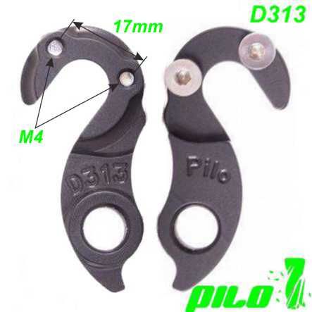 Ausfallenden Schaltaugen CNC Pilo D313 MBK Polygon Saracen