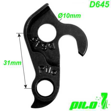 Ausfallenden Schaltaugen CNC Pilo D645 Scott