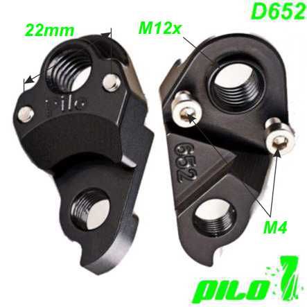 Ausfallende Schaltauge CNC Pilo D652 GT Bicycles