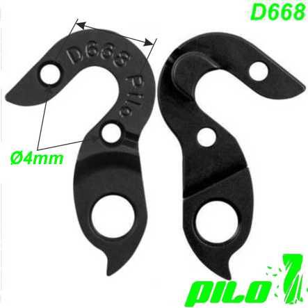 Ausfallende Schaltauge CNC Pilo D668 Giant