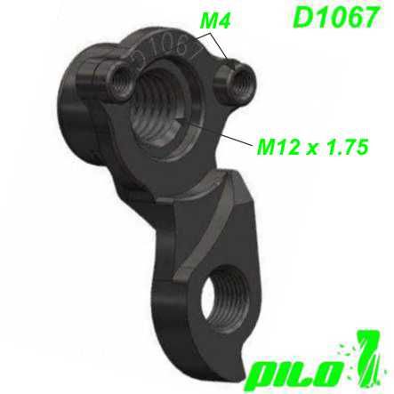 Ausfallende Schaltauge CNC Pilo D1067 Bergamont Brodie Jamis Motobecane Nakita