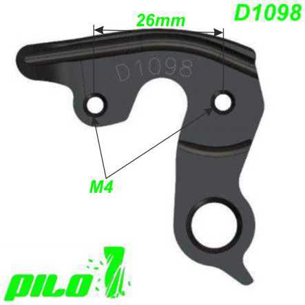 Ausfallende Schaltauge CNC Pilo D1098 Cannondale