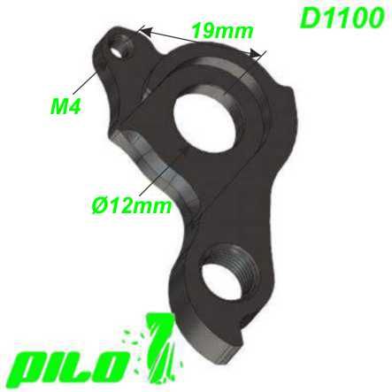 Ausfallende Schaltauge CNC Pilo D1100 Kellys